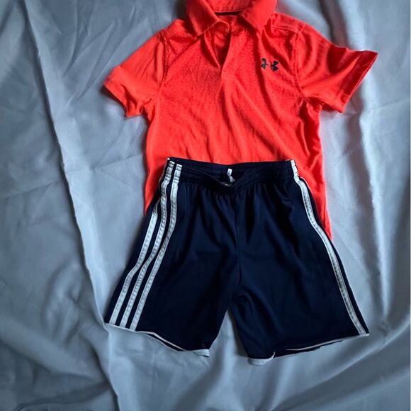 Under Armour Shirt and Adidas‎ Shorts - Picture 1 of 8
